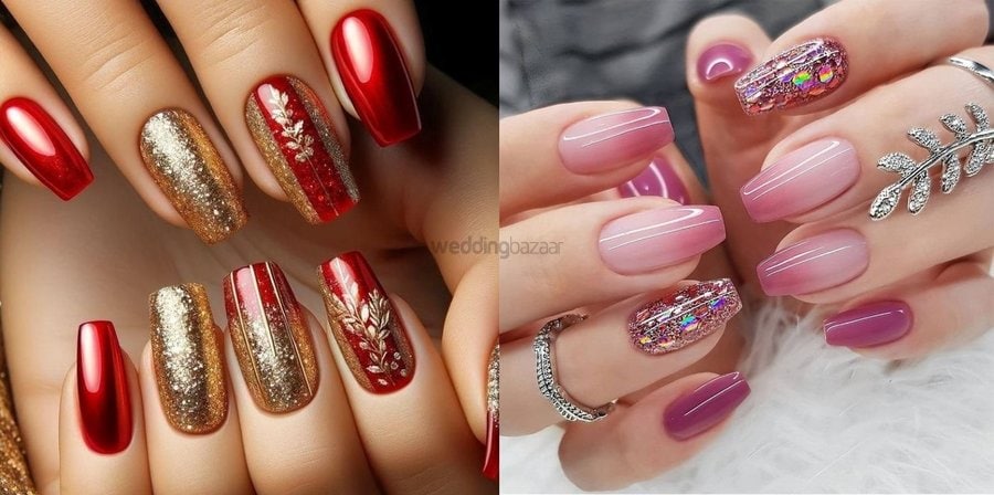 Bridal Gel Extensions with Gel Polish